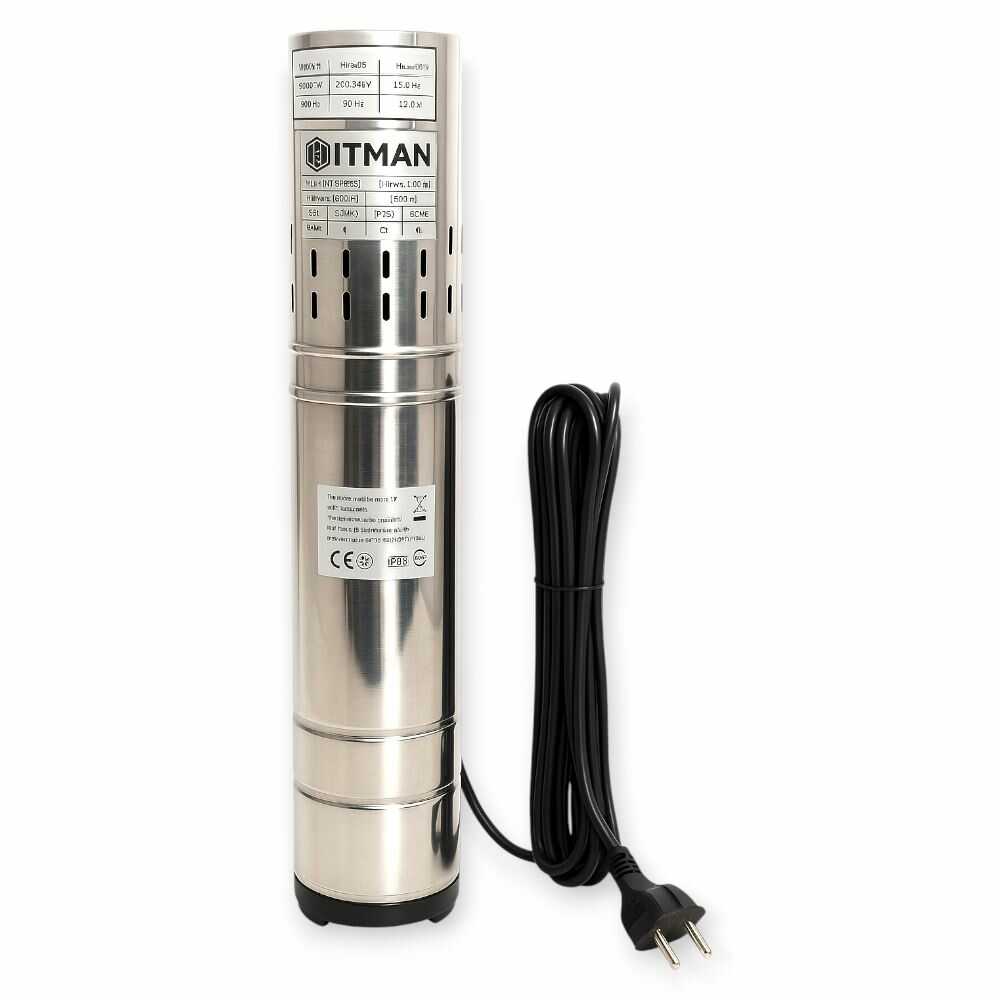 Hitman SP6833 Mélykúti Csőszivattyú 1850 W, 6500 l/óra vízszállítás 35m szívómélységgel - Image 10