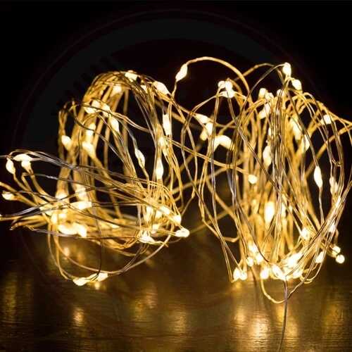 Aigostar elemes Drót Dekorációs Fényfűzér karácsonyfa égősor 5 méter 50 led Melegfehér beltéri - Image 11