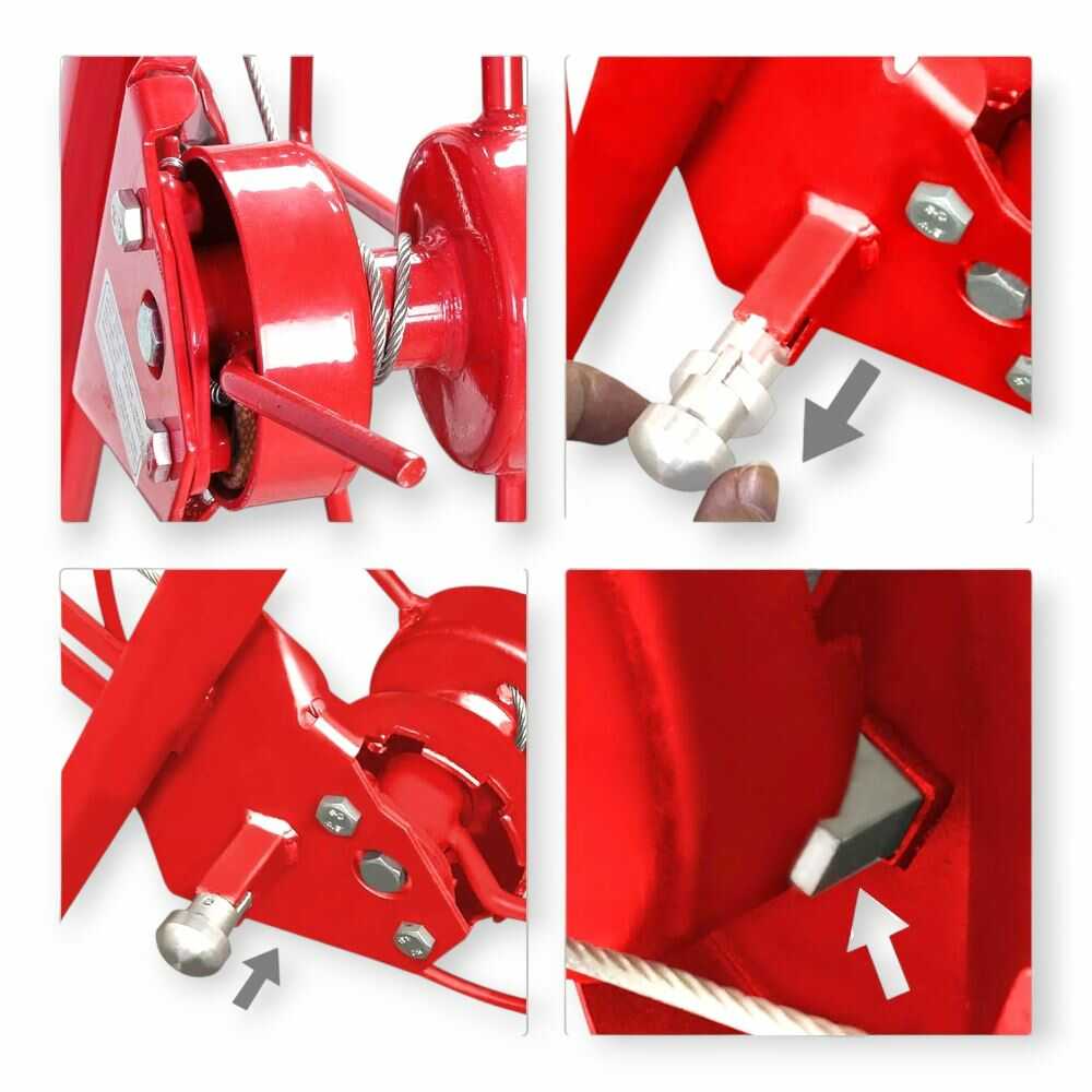 Haina HB6764 Gipszkarton Emelő, 68 kg teherbírás, 3,35 m emelési magasság - Image 12