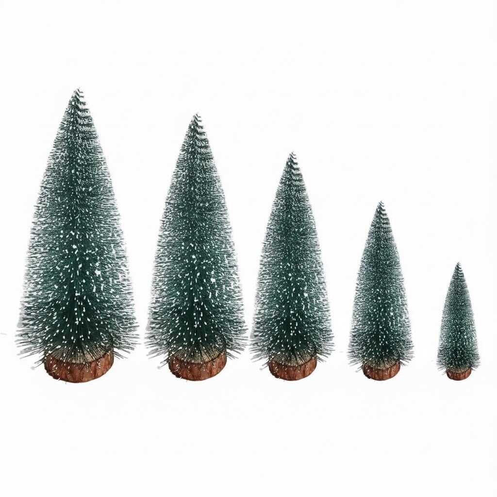 Hópihe mini Karácsonyfa Diszfenyő Asztalikarácsonyfa zöld havas Fa talpal 20 cm