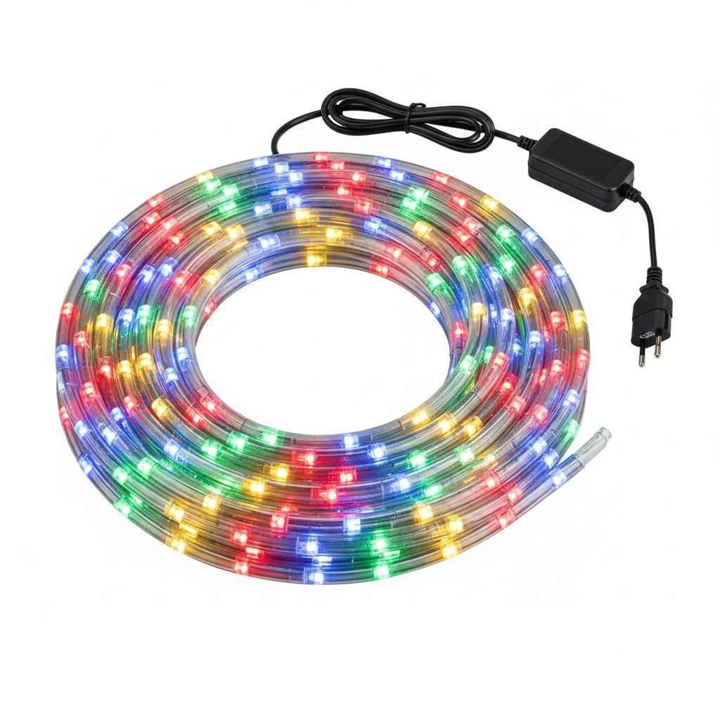 Aigostar Karácsonyi kültéri Kör led fény kábel 20 méter 200 led ip 44 RGB színes - Image 2