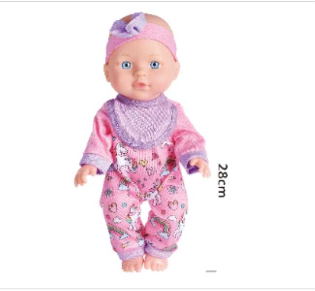 Játék baba etetőszékkel , 28 cm - Image 2