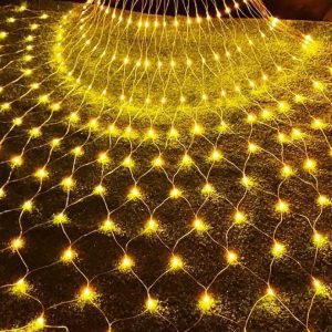 Aigostar elemes Karácsonyi Fényháló 300 LED-es Melegfehér, 4,4 x 1,6 méter