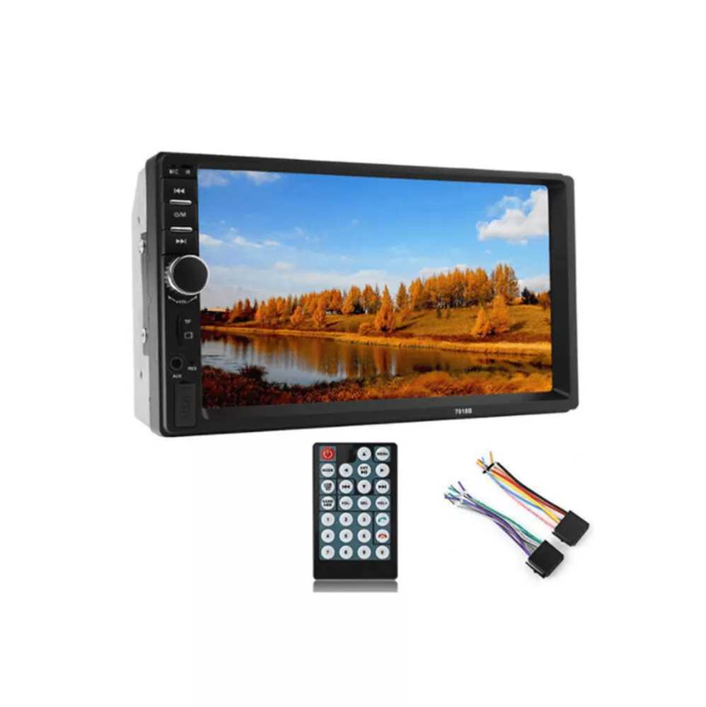 7018B Autós Multimédia Fejegység, 7" Érintőképernyő, 1080P Videó lejátszás