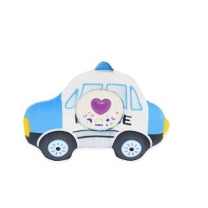 Zenélő plüss rendőrautó ,fényhatásokkal