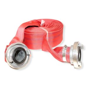 Hitman HT-6898 Piros Tűzoltó Tömlő, 2" Átmérő, 20 Méter, 16 bar Üzemi Nyomás