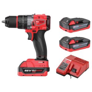 Hitman HT-M18-6807XC Akkumulátoros Ütvefúró, 88V, 13mm Fémtokmány, Kefe Nélküli Motor