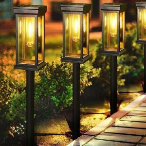 Napelemes Ösvényvilágítás, XF-2901, Leszúrható, Dekoratív Meleg LED, 1db