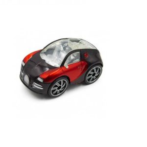 Átlátszó tetejű világító kisautó , elemes