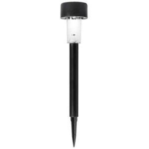 Földbe Szúrható Napelemes Kerti Lámpa, Fekete, 36cm