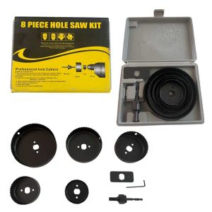 Fúrókorona Készlet, 8 részes, Fafúráshoz, 25mm Vastagságig