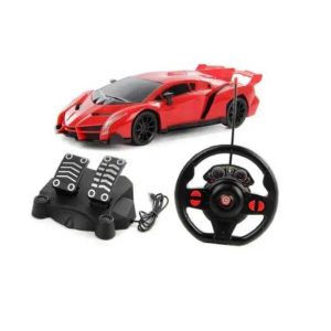 Sportos Távirányítós Játékautó – kormánnyal és pedállal