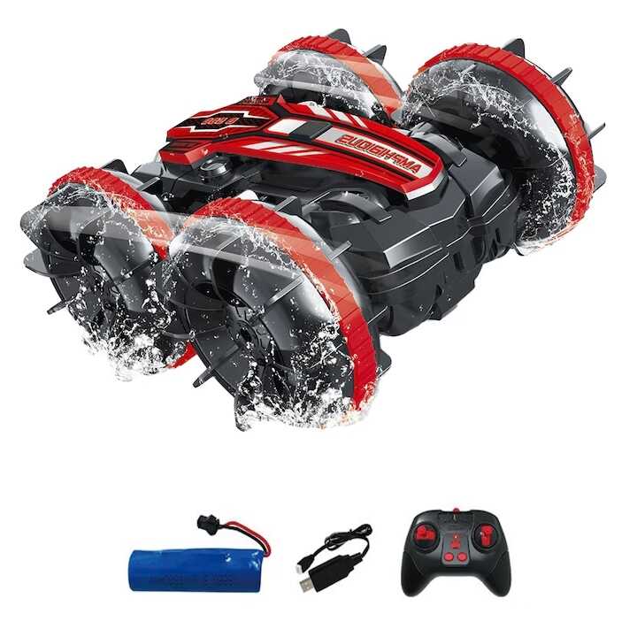 Kétéltű távirányítós autó , 360 fokos elforgással , vízálló , durva terepre ,ABS , all road - Image 2