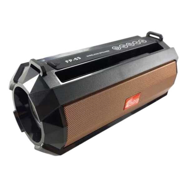 FP-53-S Hordozható Bluetooth hangszóró mélynyomóval és napelem töltéssel