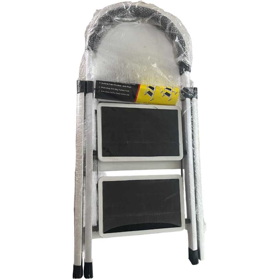 2 Lépcsőfokos Összecsukható Fellépő Csúszásgátlóval és Kényelmes Fogantyúval - Image 2