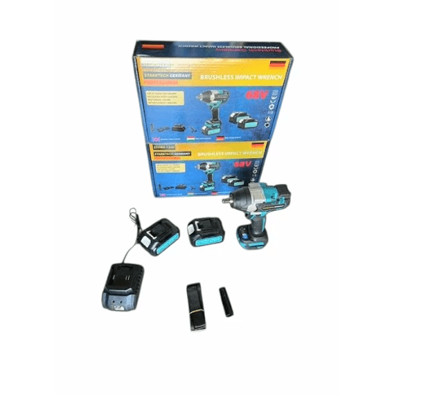 Starktech ST-IWS-1350 Akkus Ütvecsavarozó, 1350 Nm, 2x 4Ah Akkuval - Image 3