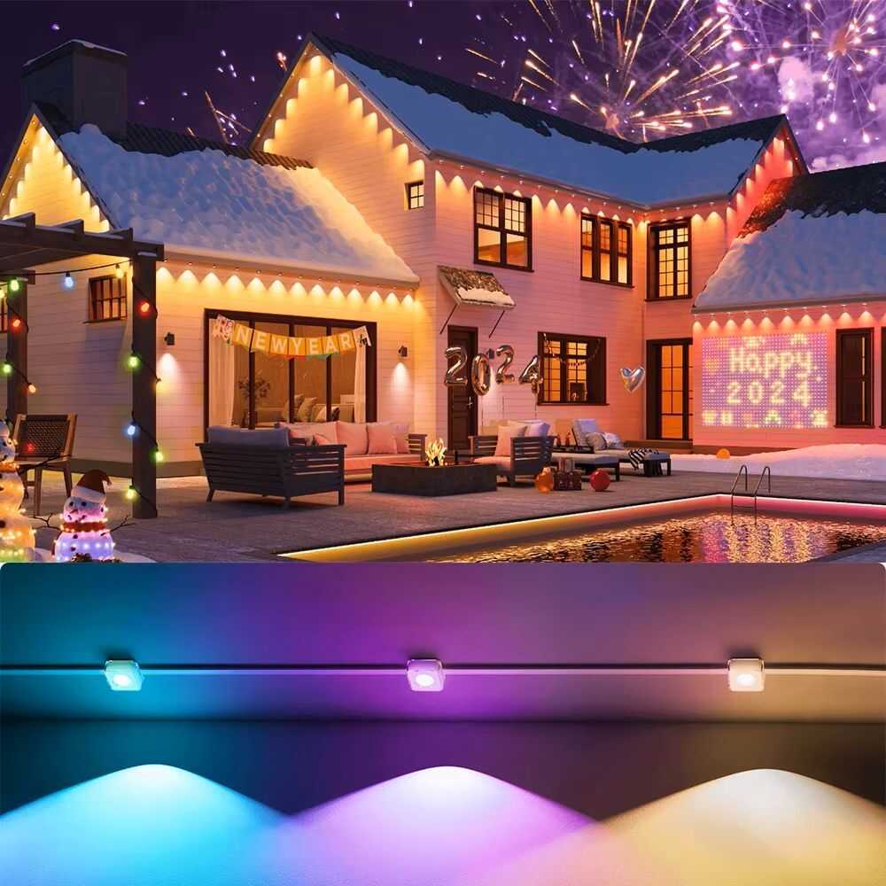 Wifis Okos LED Fényfüzér tappancsos led, 7.5 méteres, 15 LED, távirányítós, hangvezérelt aplikációval. - Image 11