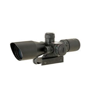 Fegyvertávcső 2.5-10x40, lézeres irányzék, állítható nagyítás