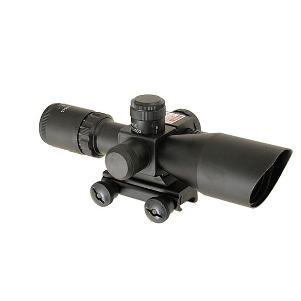 Fegyvertávcső 2.5-10x40, lézeres irányzék, állítható nagyítás - Image 6