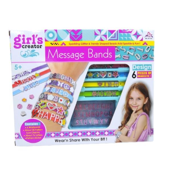 Név karkötő készítő 6 db szijjal és rengeteg kiegészítővel - Image 3