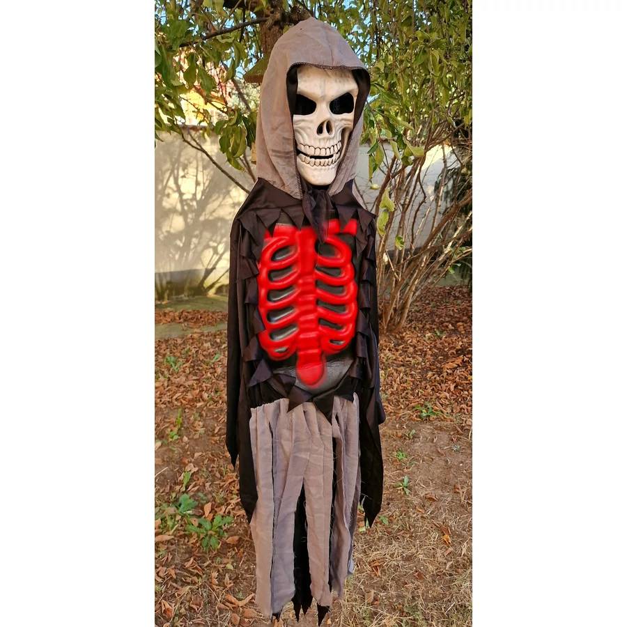 Halloweeni kaszás dekorációs Csontváz akasztható - Image 2