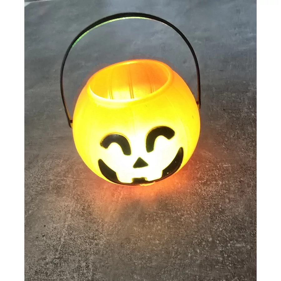 Halloweeni ledes cukorka gyüjtő tök kosár - Image 2