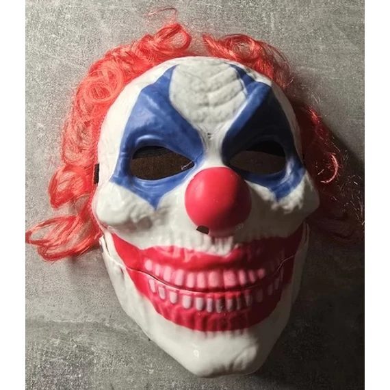 Rémisztő Bocóc álarc piros hajjal - Image 4