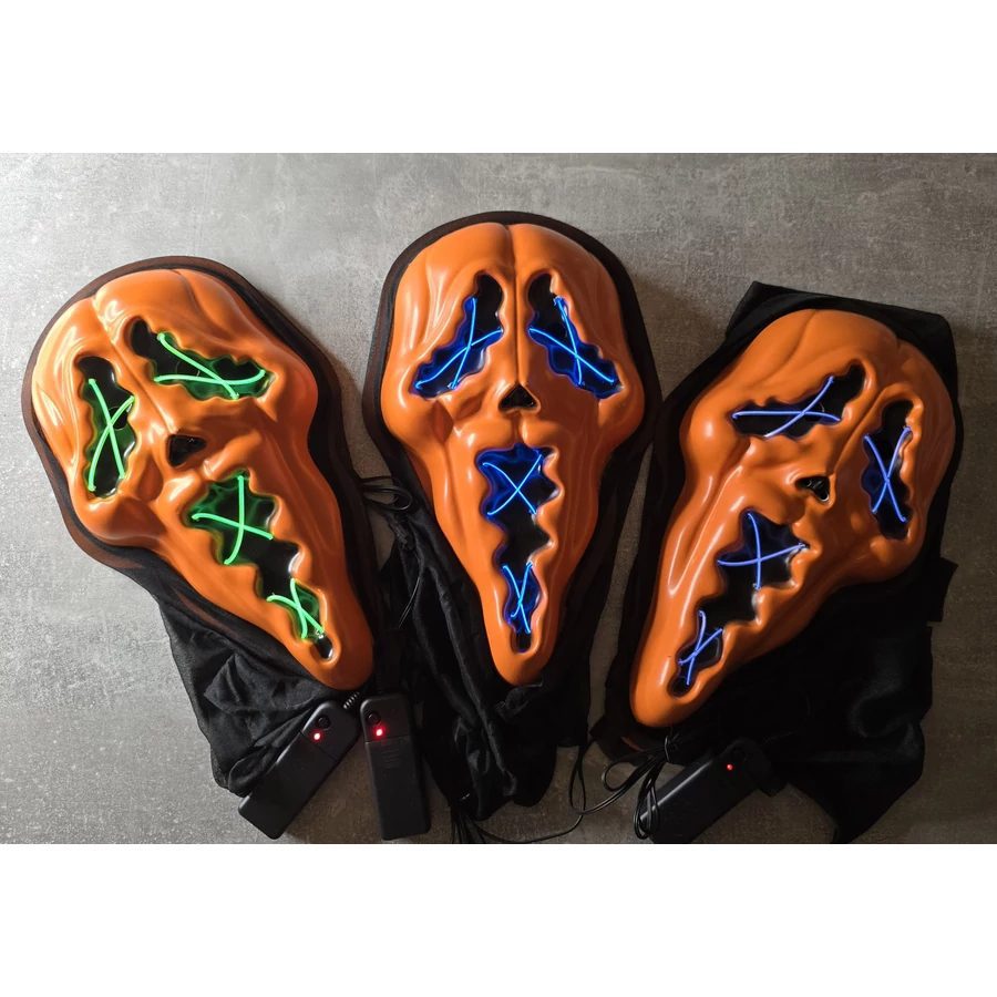 Ledes Narancssárga haloweeni sikoly maszk - Image 2