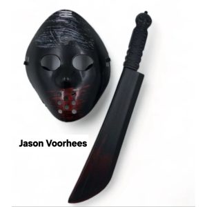 Jason voorhees maszk és machete kès