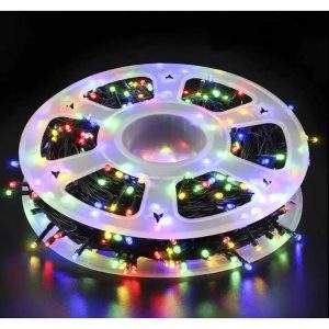 Aigostar Karácsonyi Fényfűzér, Égősor 400 LED-es 20 méteres RGB Színes, 220V