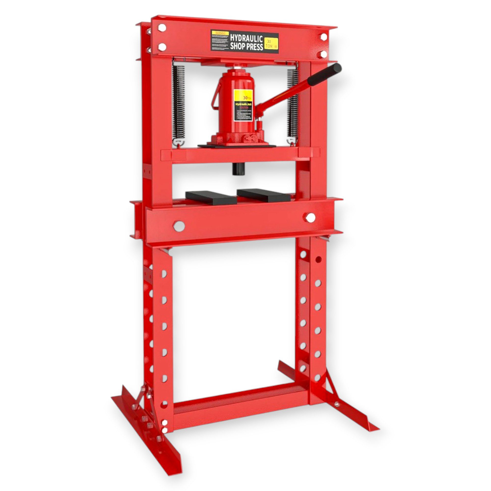 KrafTech HB-6234 Hidraulikus Műhelyprés, 30 Tonna, Állítható Magasság - Image 2