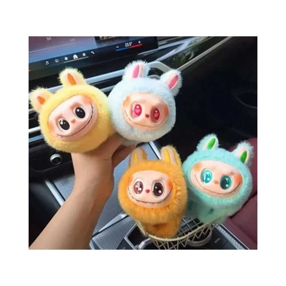 Különleges Labubu plüssfigura csuklóra interaktiv mozgó farokkal - Image 3