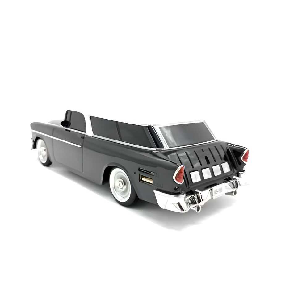 WSTER 1955-ös Chevrolet Nomad Bluetooth hangszóró FM rádióval és kártyaolvasóval, fekete - Image 2