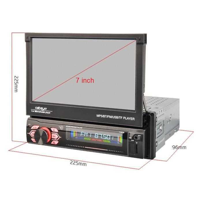 CML-PLAY CML-7130CM Autós Multimédia Fejegység, 7" Érintőképernyő, Bluetooth, 1080P - Image 2