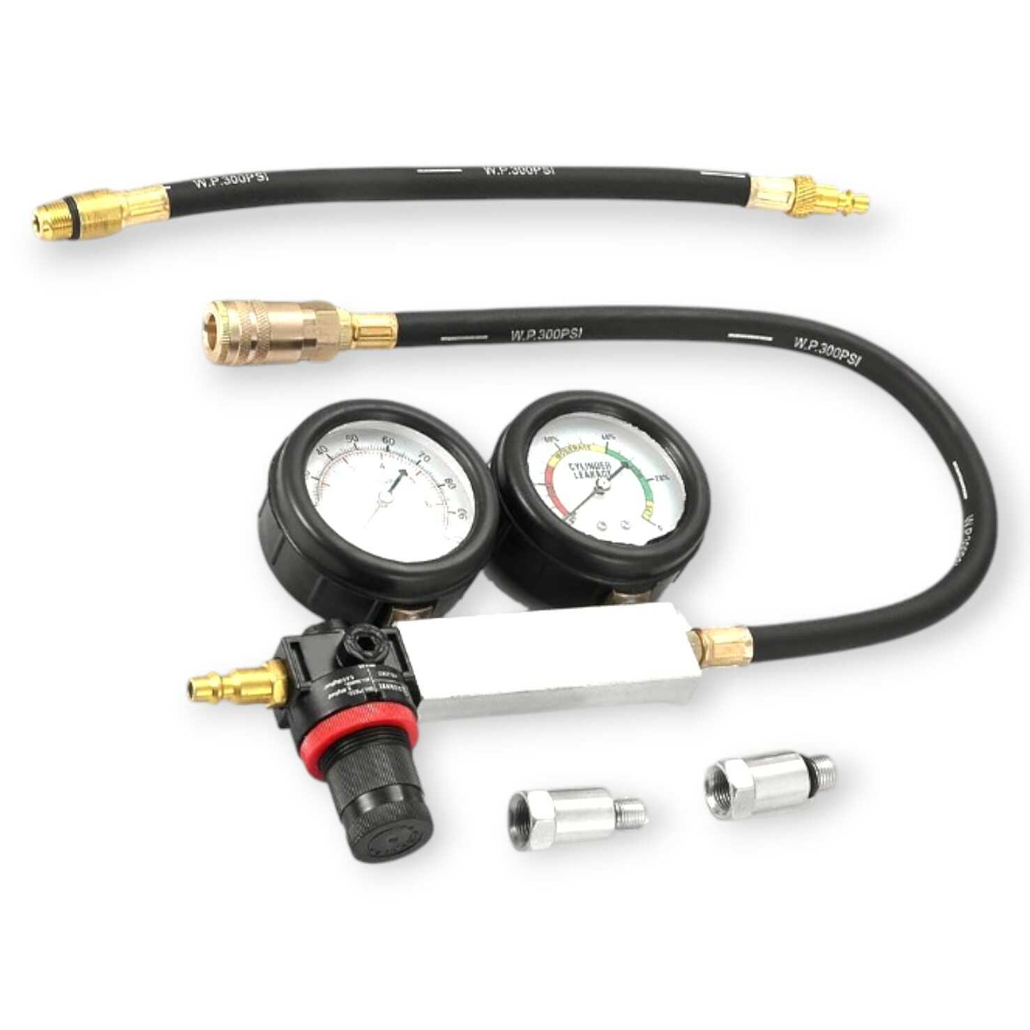 Haina HA-3101 Motor Henger Szivárgásmérő Készlet, 0-7 BAR/0-100 PSI, Kétfokozatú Diagnosztika - Image 2