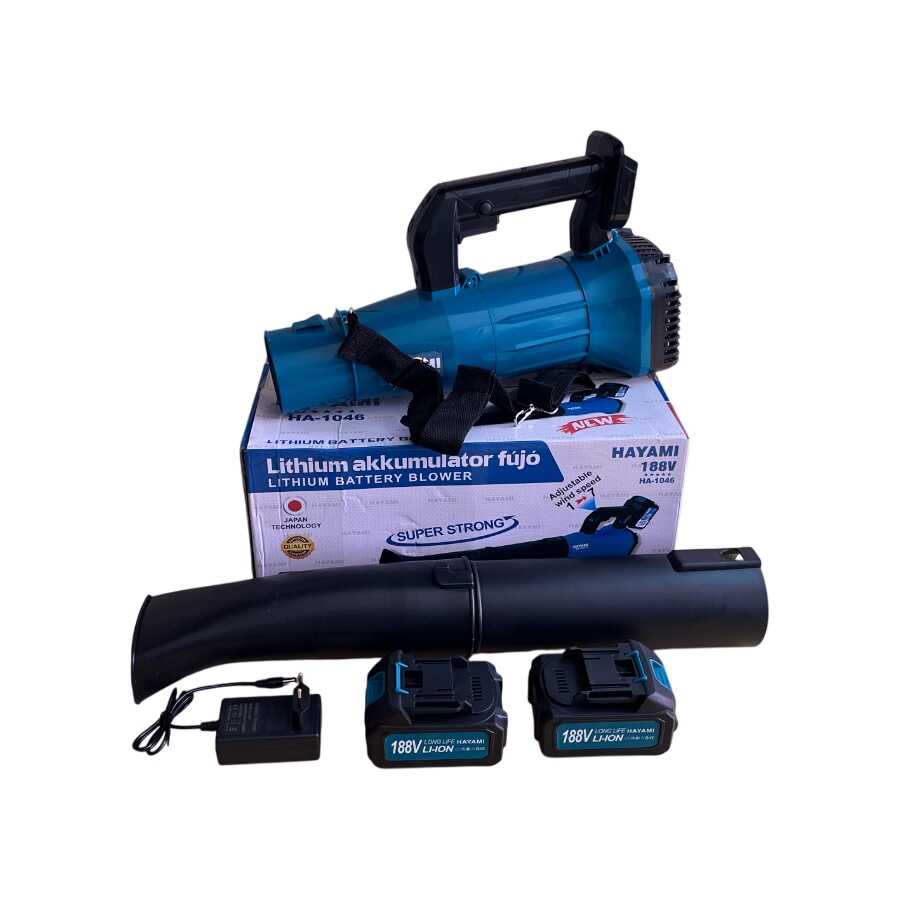 HAYAMI HA-1046 188V Akkumulátoros Lombfúvó, 7 Sebességfokozat - Image 2