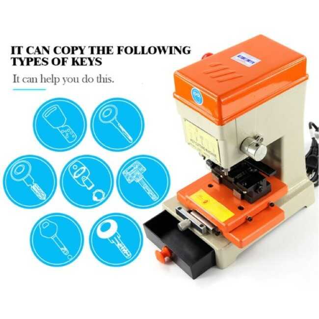 HM-6901 Type-339C Profi Kulcsmásológép, 12000 RPM, 220V, Lapon Mart és Fúrt Kulcsokhoz - Image 2