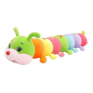 Pihe puha százlábú, szivárvány plüss kukac , 70 cm