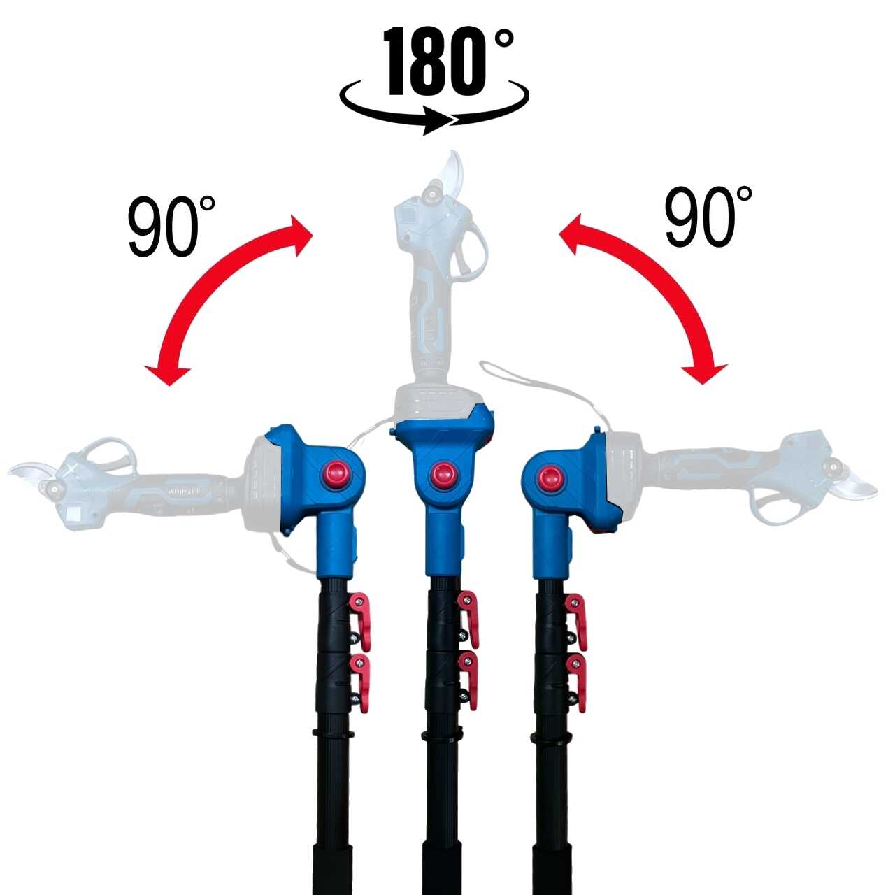 Boxer BX3265 Teleszkópos Hosszabbító Kar, 110-200cm, Állítható Dőlésszög, 3 Pólusú Akkus Gépekhez - Image 2