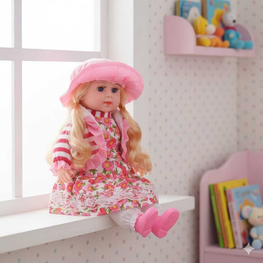 Magyarul éneklő játék hajas baba - Image 2