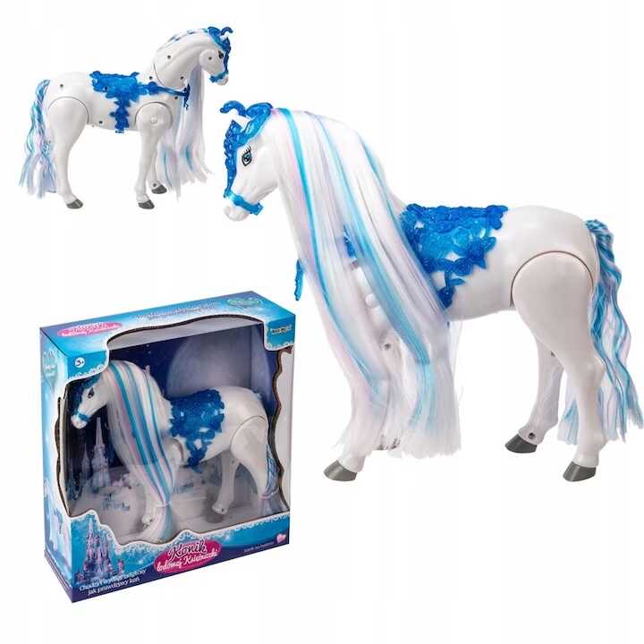 Interaktív ló , sétálófunkcíóval és hangeffeketel , 29x28,5x9,5 cm