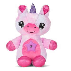 Star belly világító unikornis plüss , csillagfény kivetítővel