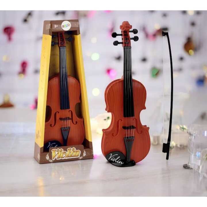 Gyermek játék hegedű vonóval , 43 cm - Image 3