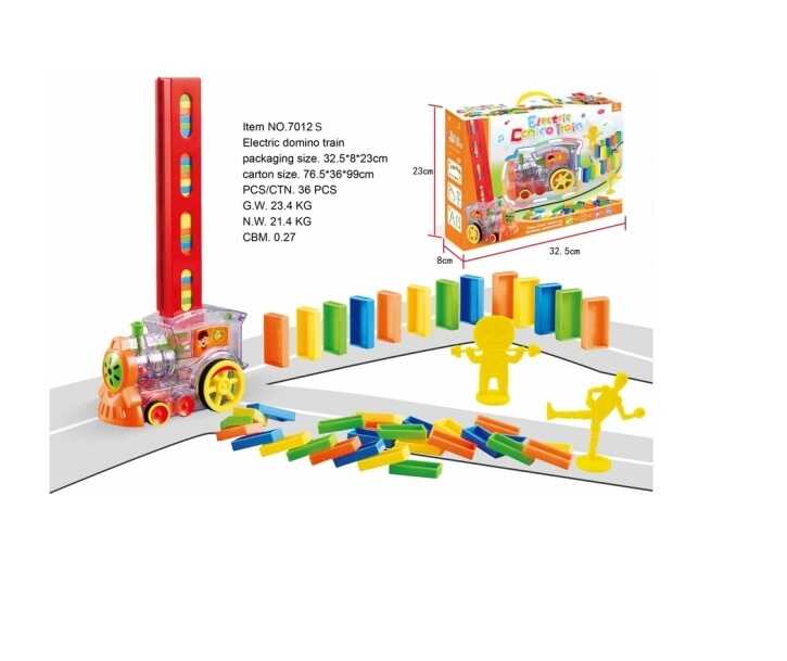 Önjáró domino lerakó vonat , elemmel müködő - Image 2