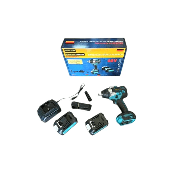 Starktech ST-IWS-1350 Akkus Ütvecsavarozó, 1350 Nm, 2x 4Ah Akkuval - Image 4