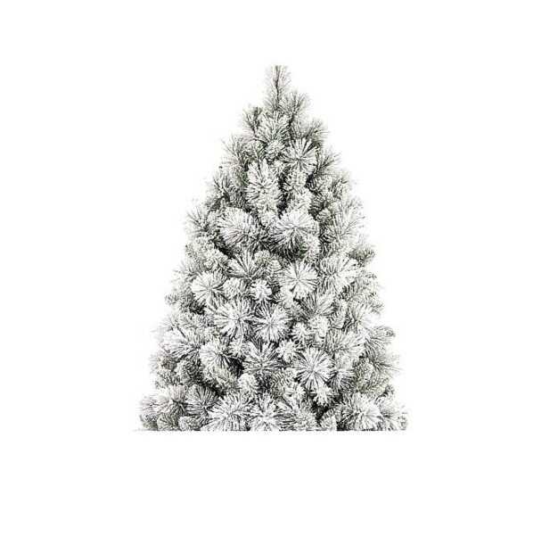 Prémium Karácsonyi havas Normand műfenyő hosszútűlevelű talpal 90 cm - Image 8