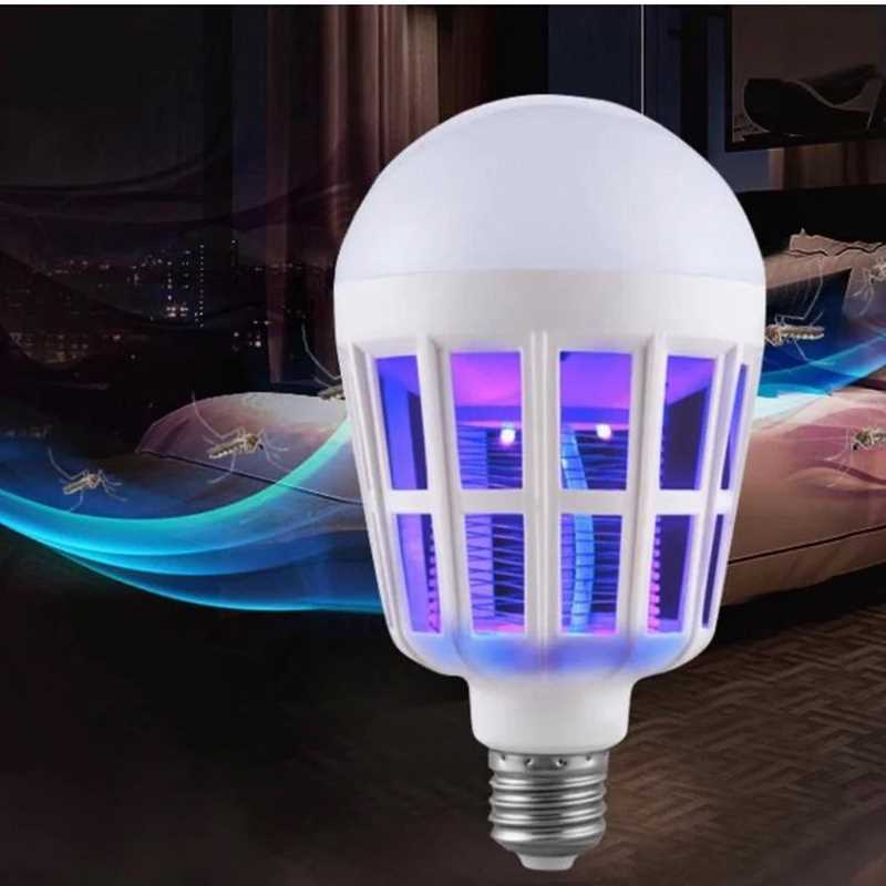 2 az 1-ben Rovarcsapda és LED Izzó, E27, 15W, 6500K - Image 3