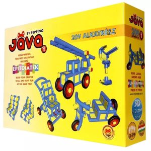 Java 1 építőjáték 209 db alkatrész