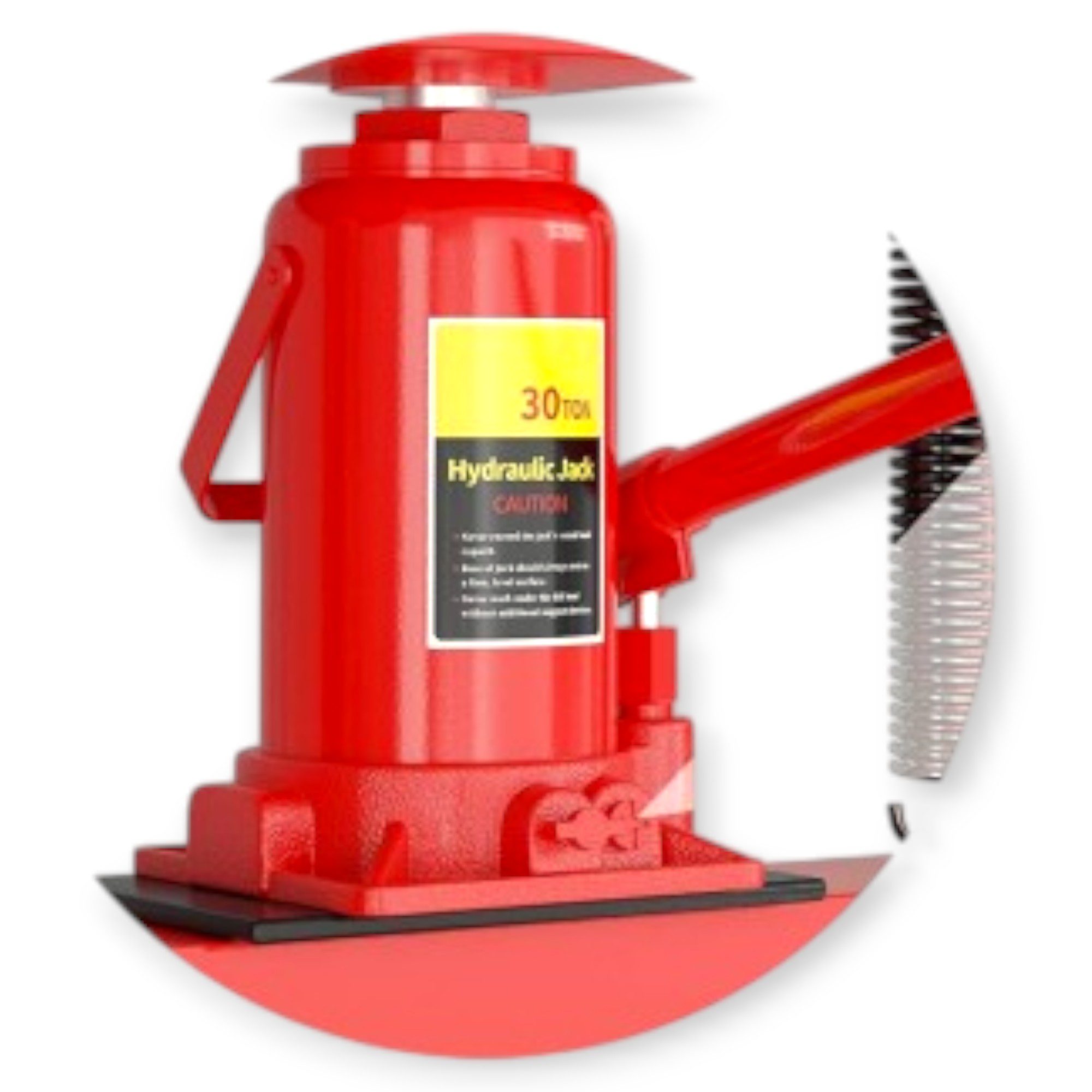 KrafTech HB-6234 Hidraulikus Műhelyprés, 30 Tonna, Állítható Magasság - Image 3