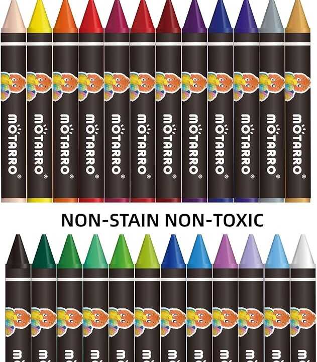 Motarro Színes zsírkréta 24 féle színnel - Image 3